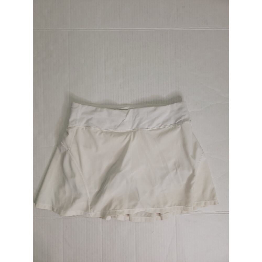 Lululemon Tennis Skirt Skort SZ 6 Circuit Breaker White Pickleball Golf W8816T